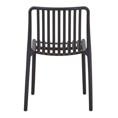 STUHL OUTDOOR CONVEE POLYPROPYLEN IN SCHWARZ 52,5x44,5x79Hcm