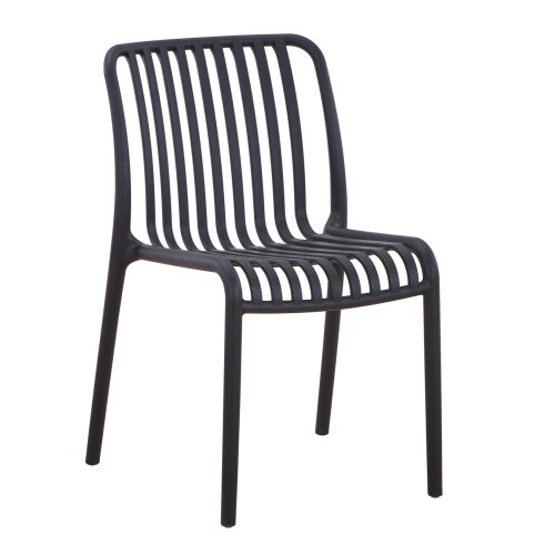 STUHL OUTDOOR CONVEE POLYPROPYLEN IN SCHWARZ 52,5x44,5x79Hcm