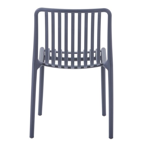 STUHL OUTDOOR CONVEE POLYPROPYLEN IN GRAU 52,5x44,5x79Hcm