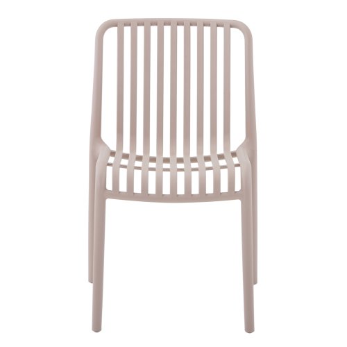 STUHL OUTDOOR CONVEE POLYPROPYLEN IN CAPPUCCINO 52,5x44,5x79Hcm