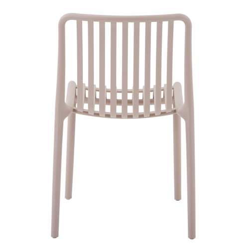 STUHL OUTDOOR CONVEE POLYPROPYLEN IN CAPPUCCINO 52,5x44,5x79Hcm