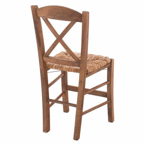 TAVERNENHOCKER AUS NUSSBAUM  SKELETT    40x48x88 cm