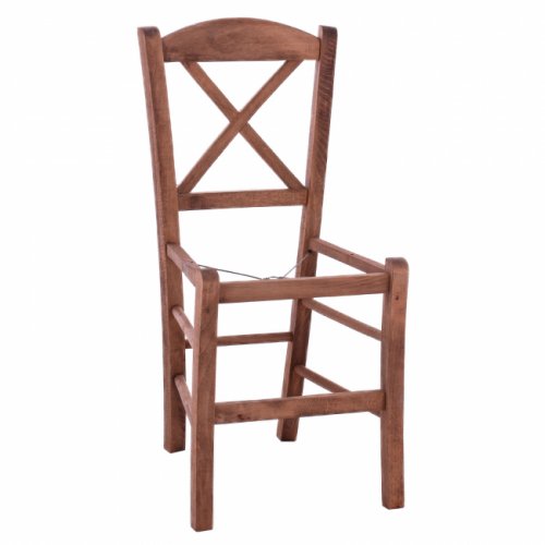 TAVERNENHOCKER AUS NUSSBAUM  SKELETT    40x48x88 cm