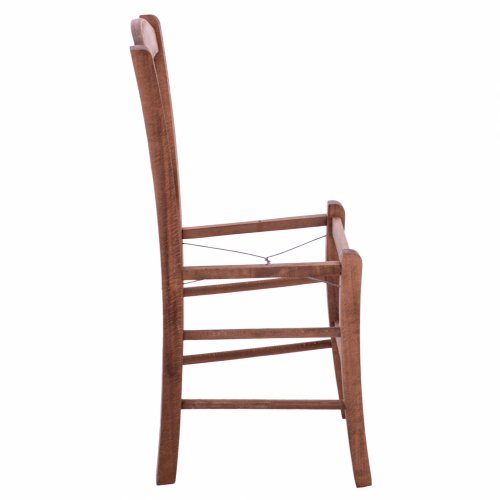 TAVERNENHOCKER AUS NUSSBAUM  SKELETT    40x48x88 cm