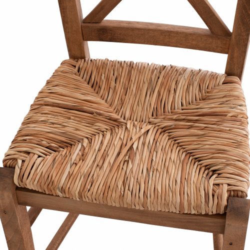 TAVERNENHOCKER AUS NUSSBAUM  SKELETT    40x48x88 cm