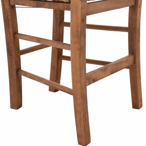 TAVERNENHOCKER AUS NUSSBAUM  SKELETT    40x48x88 cm