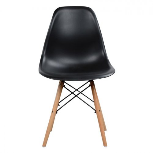 Twist Chair Μαύρη (47x53x81)