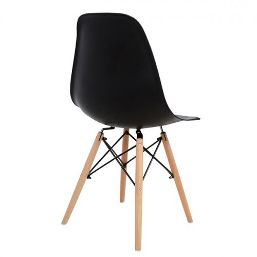 Twist Chair Μαύρη (47x53x81)