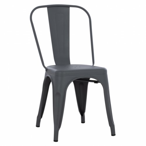 Outdoor Stühle günstig kaufen | Design Stuhl "Melita", in grau matt