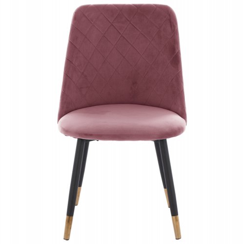 STUHL AUS SAMT "SHAILY" 48x49x87 CM IN ROSE