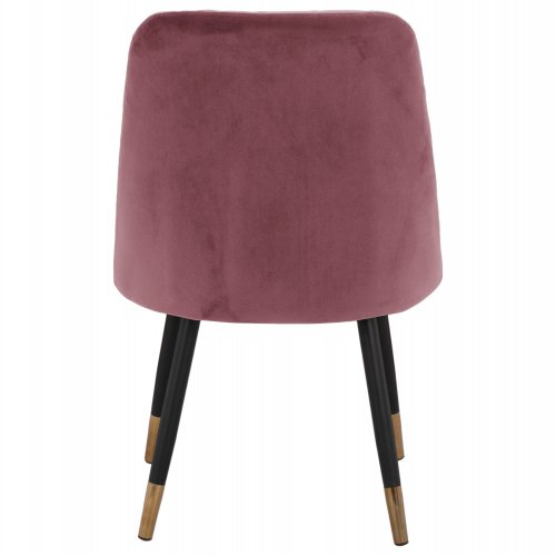 STUHL AUS SAMT "SHAILY" 48x49x87 CM IN ROSE