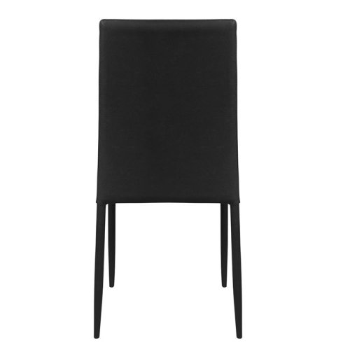 Stuhl Metall Teta Schwarz Stoff