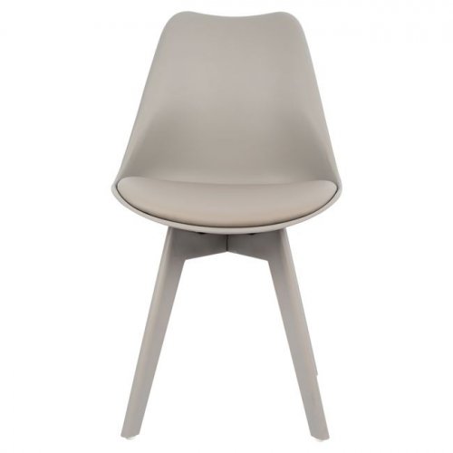 Chair Vegas with plastic legs and grey color