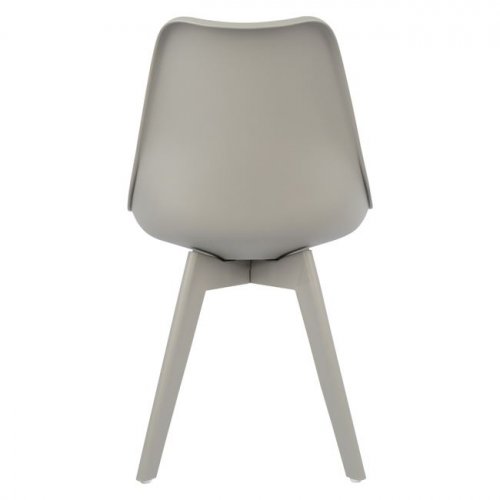 Chair Vegas with plastic legs and grey color