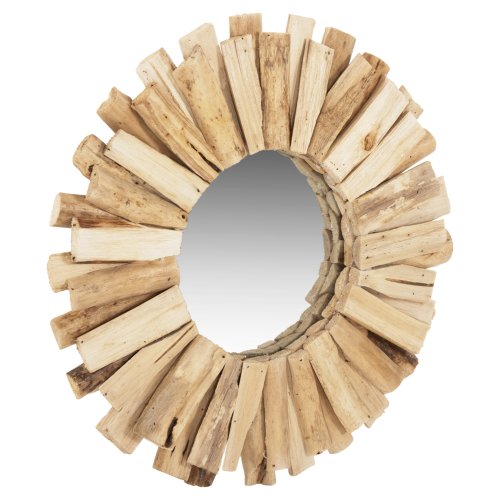 WANDSPIEGEL TREIBHOLZ NATUR 50X5X50H