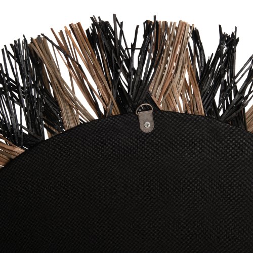 ΚΑΘΡΕΠΤΗΣ ΤΟΙΧΟΥ ΜΕ ΠΛΕΚΤΟ ΠΛΑΙΣΙΟ MENDONG GRASS Φ70εκ ΣΕ ΜΑΥΡΟ & ΦΥΣΙΚΟ