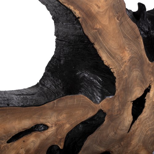 KONSOLE MASSIVES TEAK NATURSCHWARZ 150X40X80H