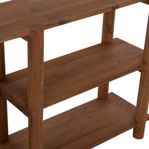 KONSOLE KUTAI RECYCELTES TEAKHOLZ IN NATÜRLICHER RUSTIKALFARBE 120x35x80Hcm