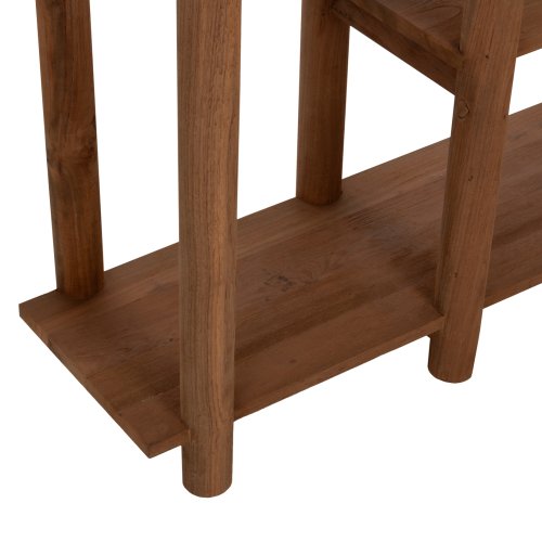 KONSOLE KUTAI RECYCELTES TEAKHOLZ IN NATÜRLICHER RUSTIKALFARBE 120x35x80Hcm