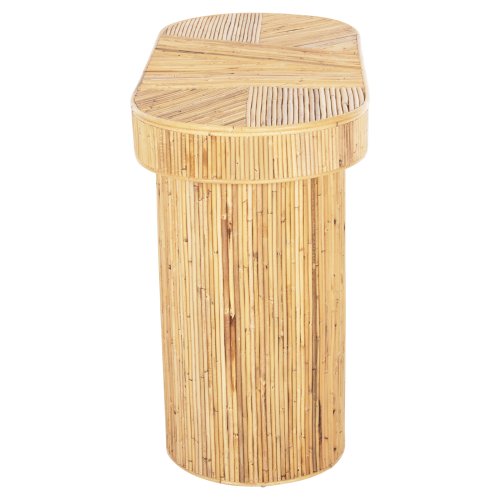 GATSBY OVALE KONSOLE NATÜRLICHES RATTAN IN NATÜRLICHER FARBE 110x45x74,5cm