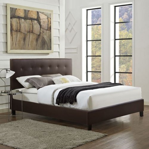 Doppelbett mit Kaffeeleder (150x200)