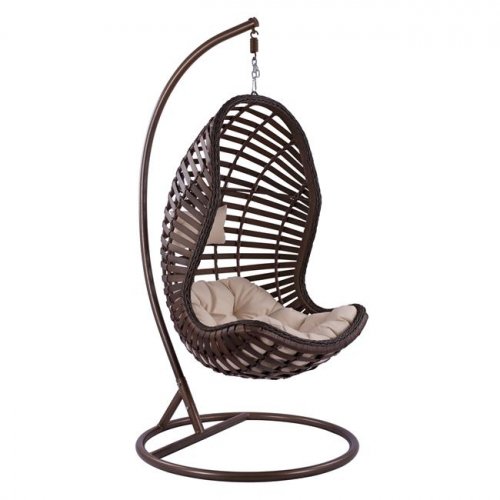ΚΡΕΜΑΣΤΗ ΠΟΛΥΘΡΟΝΑ ΦΩΛΙΑ ΜΕ RATTAN ΚΑΦΕ Φ103 x 200 εκ.