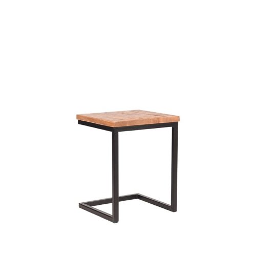 Laptoptisch VINTAGE aus massiven Mangoholz 40x40x50 cm | Baumstamm Möbel