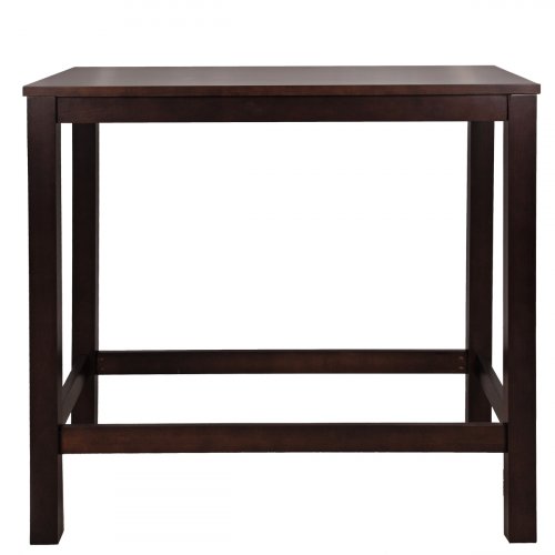 Stehtisch / Bartisch BERTO aus Massivholz (120x60x110 cm) Wenge