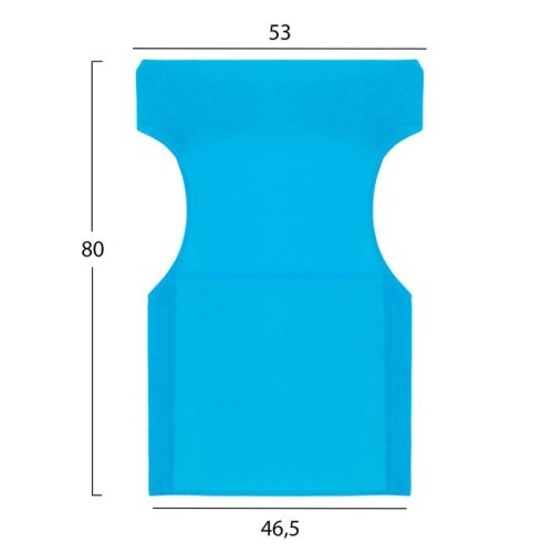 One-piece replacement cushion for the "Limnos" range in light blue