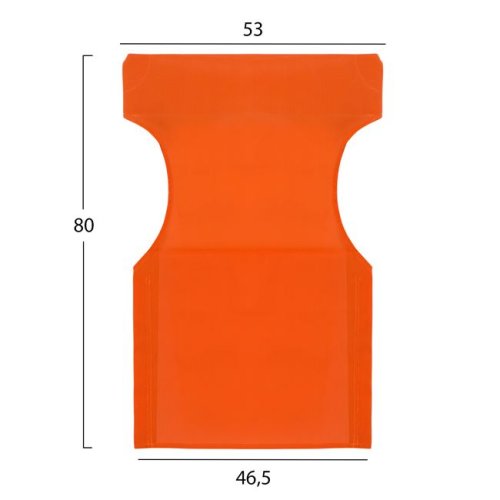One-piece replacement cushion for the "Limnos" series in orange