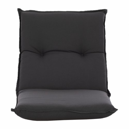 Armchair cushion in anthracite 48x98x7cm