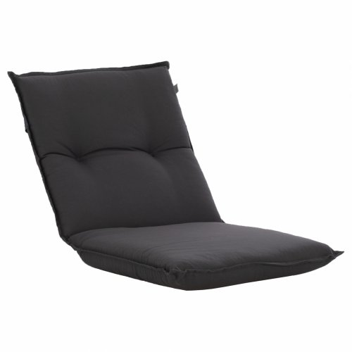 Armchair cushion in anthracite 48x98x7cm