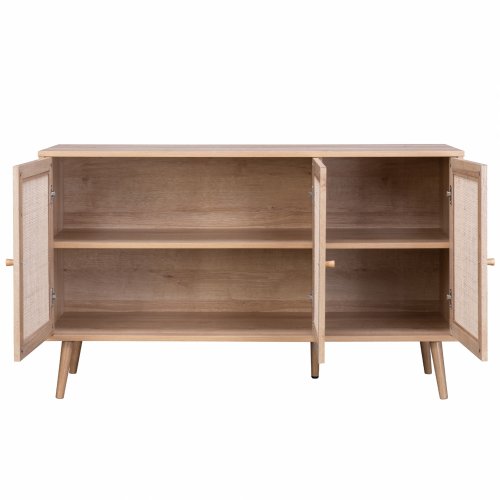 COLM BUFFET WITH RATTAN DESIGN 120x39x70 cm