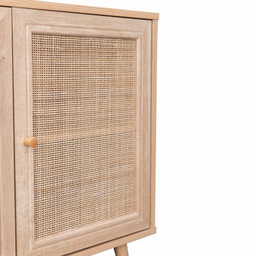 COLM BUFFET WITH RATTAN DESIGN 120x39x70 cm
