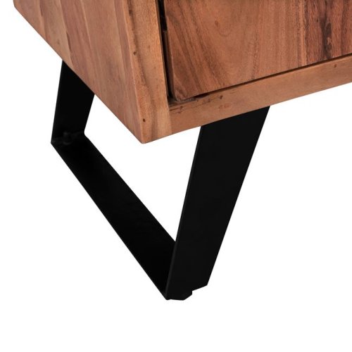 Fansi chest of drawers made of solid acacia wood 150 x 45 x 86 cm