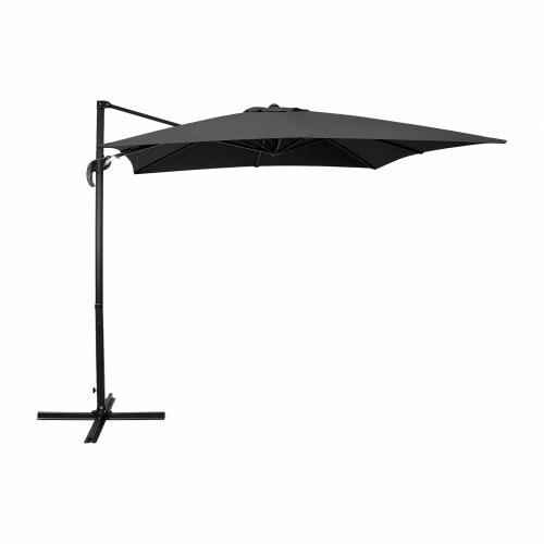 "ALU" UMBRELLA PROFESSIONAL PENDANT 3X3 360 DEGREES WITH BLACK ACRYLIC CLOTH