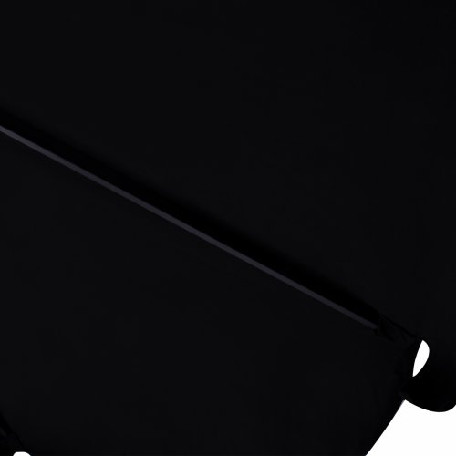 PARASOL "DARWIN" 2.35M IN GRAY WITH BLACK ACRYLIC CLOTH