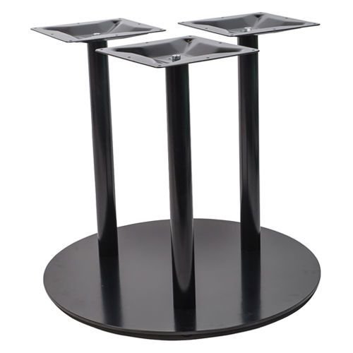 Tischuntergestell "Chicago" aus Stahl 72cm Höhe in Schwarz