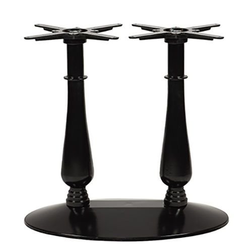 Tischuntergestell "Sienna" aus Gusseisen 72cm Höhe in Schwarz