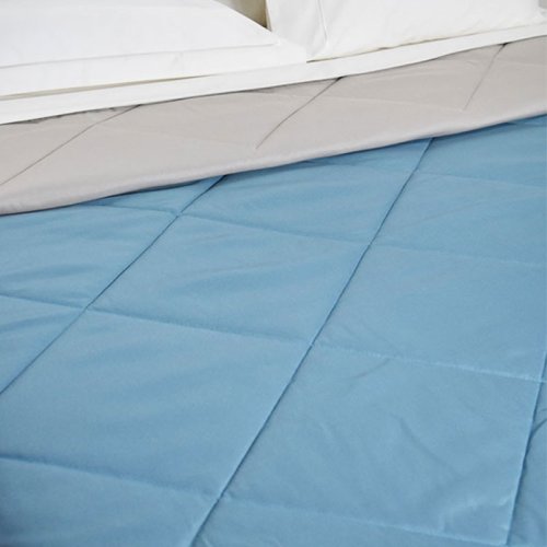 Steppdecke aus 100 % Mikrofaser, doppelseitig/einfarbig