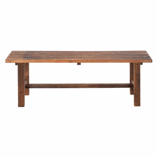 HÖLZERNE HOLZBANK 122X36X40cm.