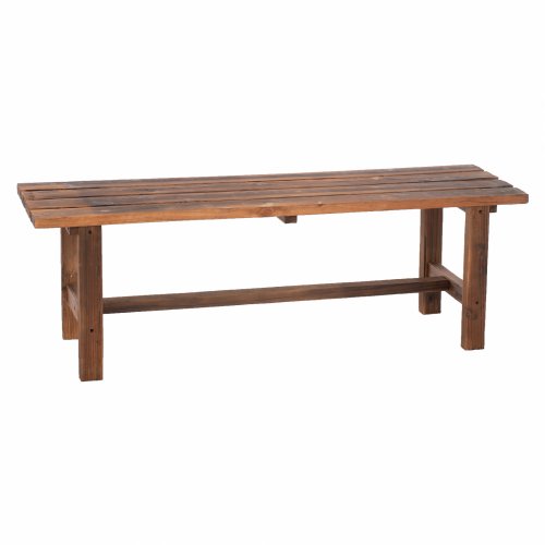 HÖLZERNE HOLZBANK 122X36X40cm.