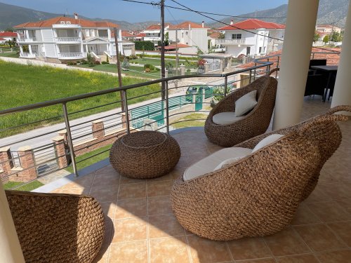 Sofa Garten Set "Pear" aus Rattan