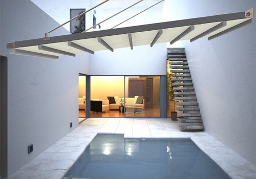 Pergolas with wires (stainless steel cables)