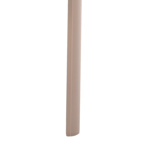 SESSEL ALUMINIUM CHAMPAGNER RAHMEN UND TEXTLINE - RÜCKENLEHNE AUS RATTAN IN BEIGE 57x63x82Hcm