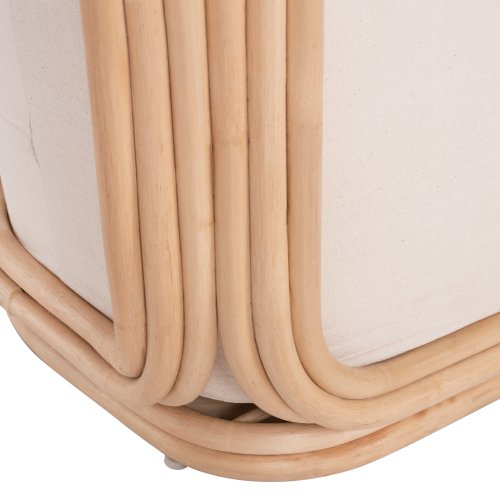 SESSEL HERZOGIN RATTAN MIT GROSSEM KISSEN 81x59x70 cm
