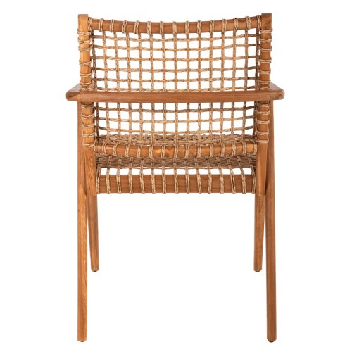ARMCHAIR VAYA TEAK WOOD-SYNTHETIC ROPE IN NATURAL COLOR 54x59x84Hcm