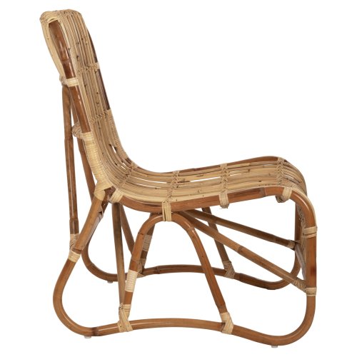 SESSEL BRONNY FÜR DEN AUSSENBEREICH RATTAN IN NATÜRLICH 60x82x92Hcm