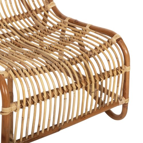 SESSEL BRONNY FÜR DEN AUSSENBEREICH RATTAN IN NATÜRLICH 60x82x92Hcm