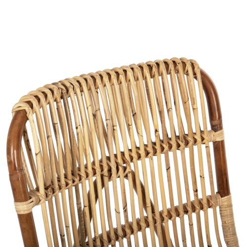 SESSEL BRONNY FÜR DEN AUSSENBEREICH RATTAN IN NATÜRLICH 60x82x92Hcm